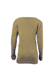Eyelash Knit Chevron Fluffy Jumper