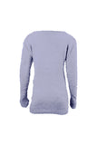 Eyelash Knit Chevron Fluffy Jumper