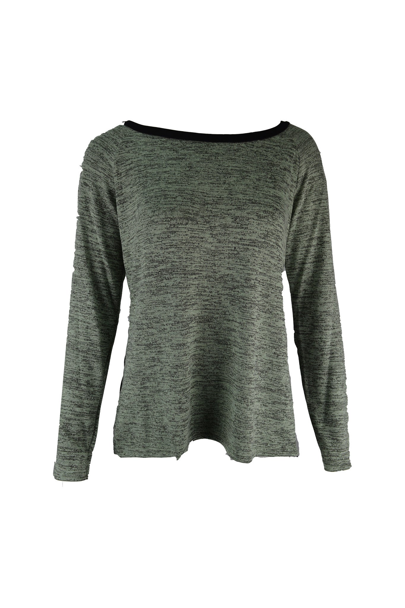 Jumper With Chiffon Waterfall