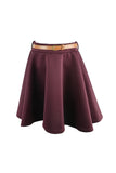 Belted Skater Skirt