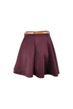 Belted Skater Skirt