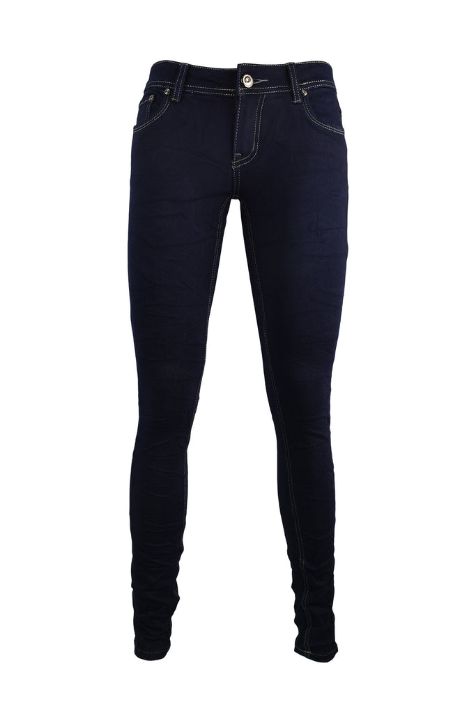 Crinkle Effect Jeans